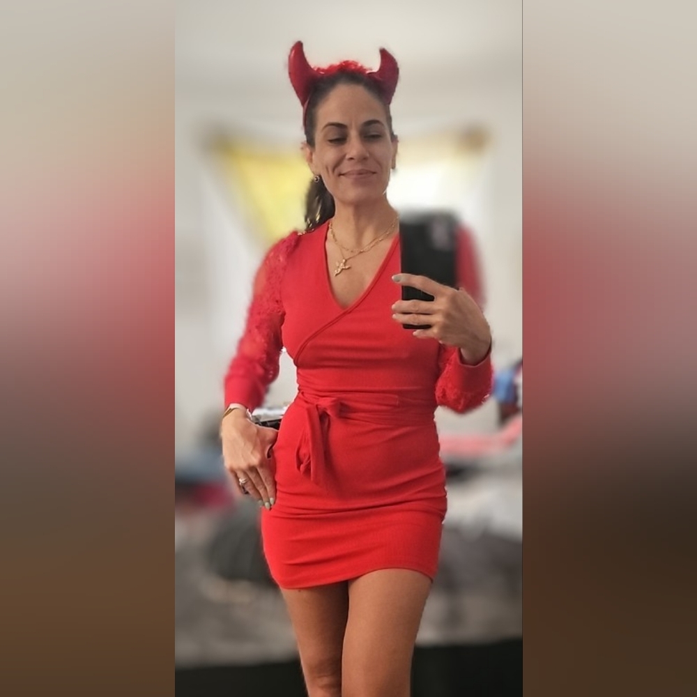 Devil With The Red Dress Sexy Devil Costume